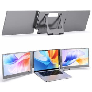 Extensor de Tela Dupla para Laptop – Full HD, Portátil e Prático